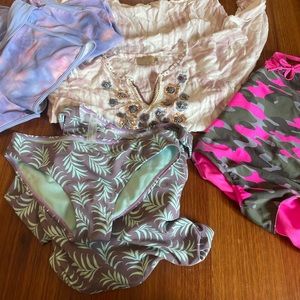 Size 14 girl swimsuits plus large cover up